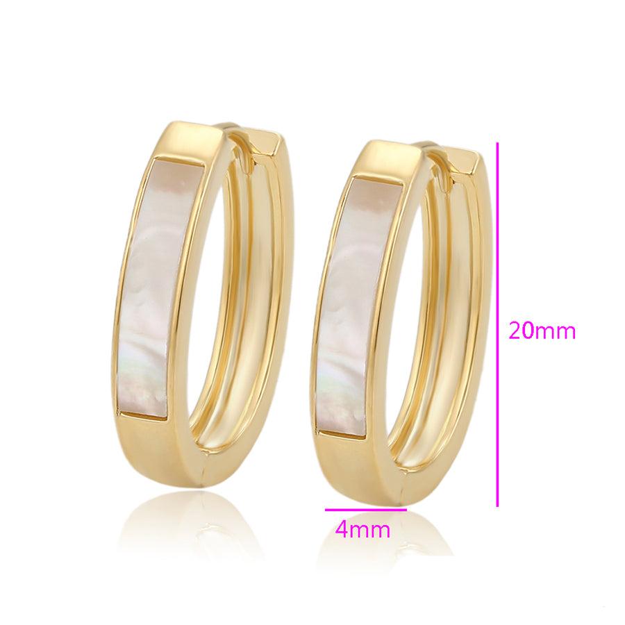 Oceana shell Hoop Earrings
