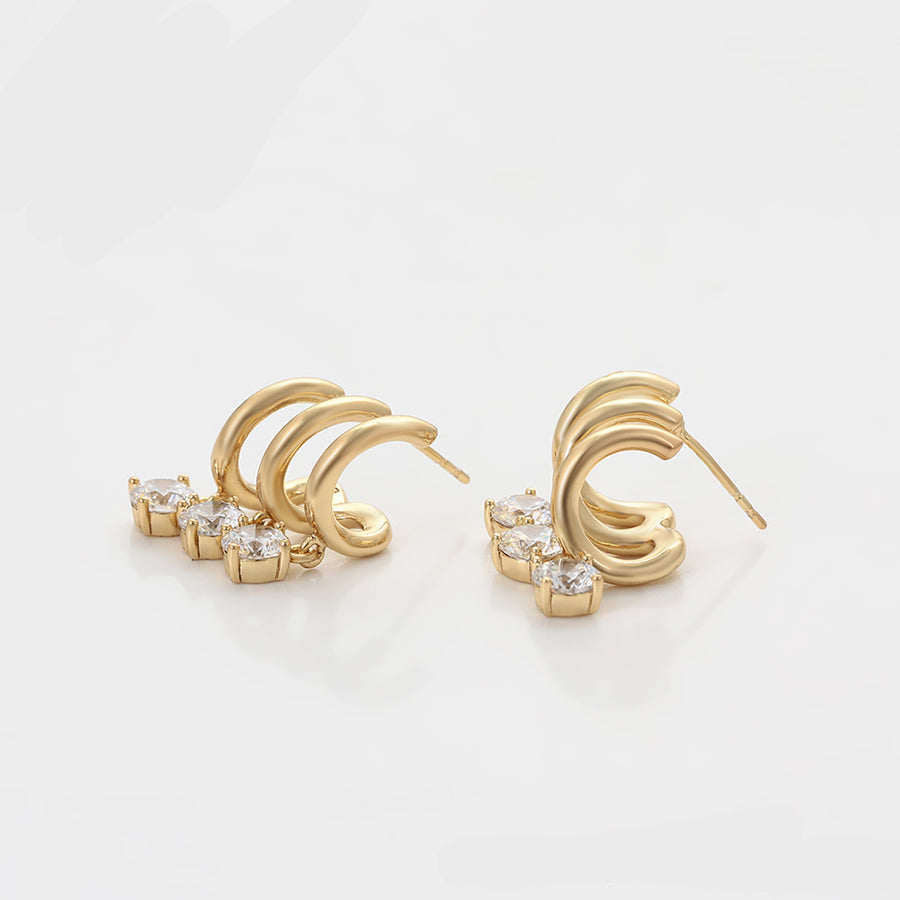 Golden Gleam Earrings