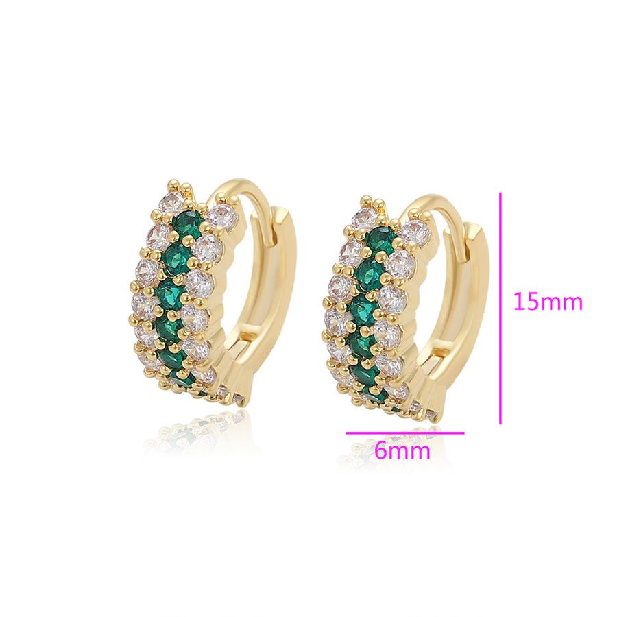 Diamond Glow Hoop Earrings