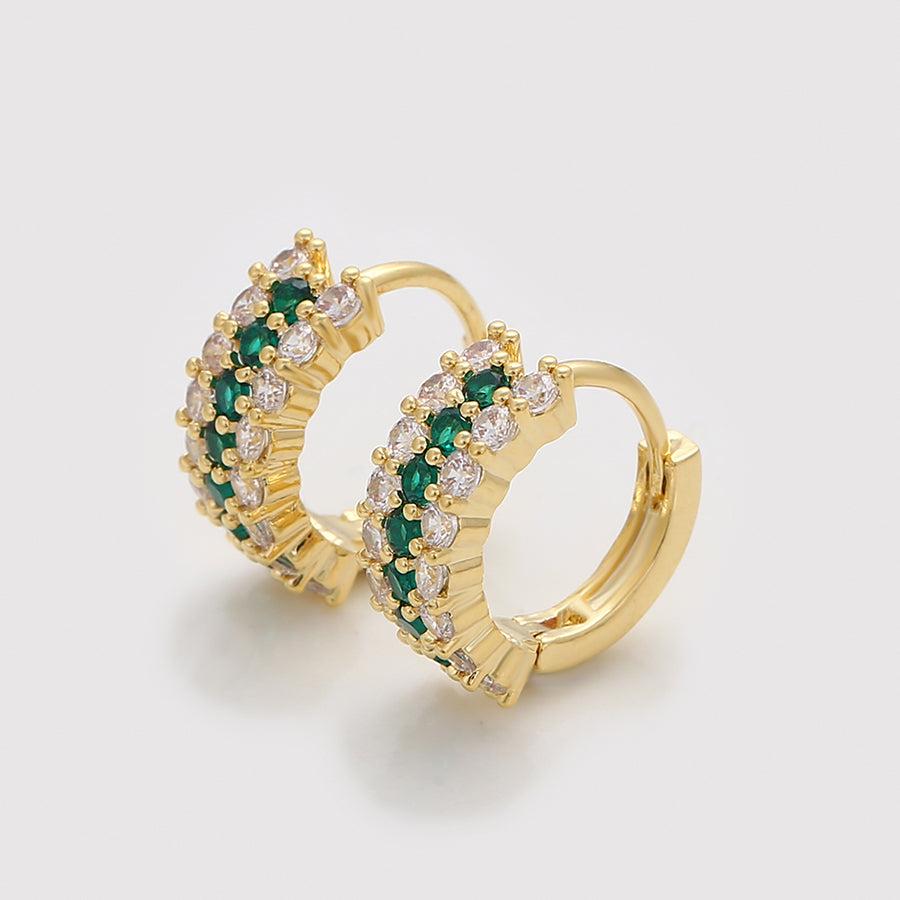 Diamond Glow Hoop Earrings