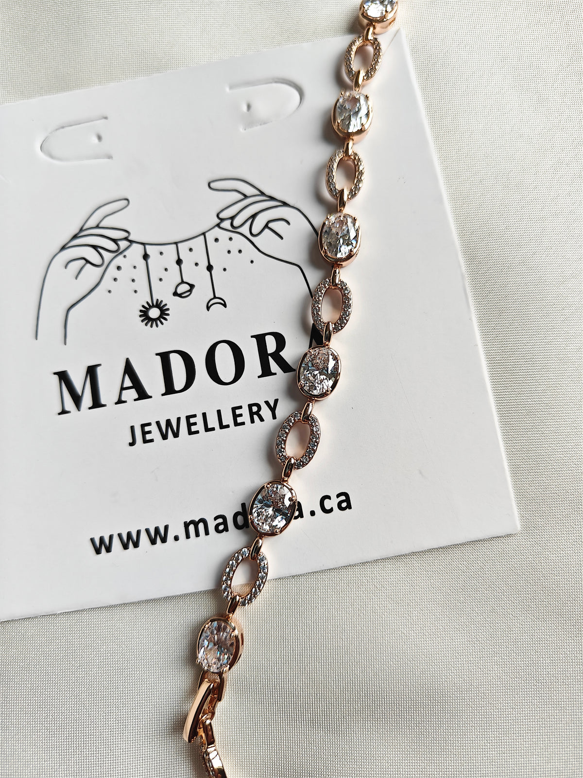 Moonlit Charm Tennis Bracelet