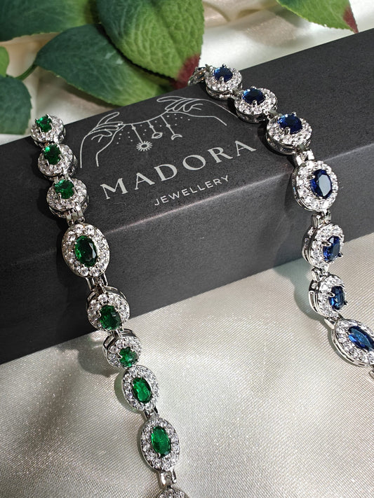 Radiant Charm Cubic Zirconia Bracelet