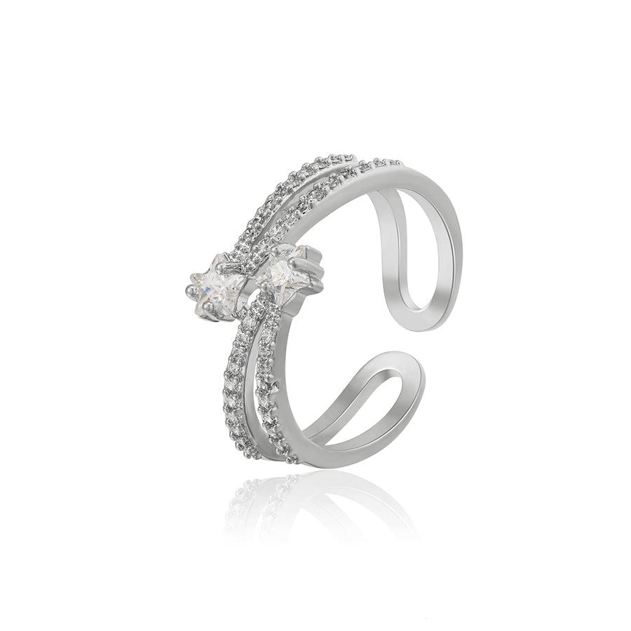 Seamless Spark Adjustable Ring