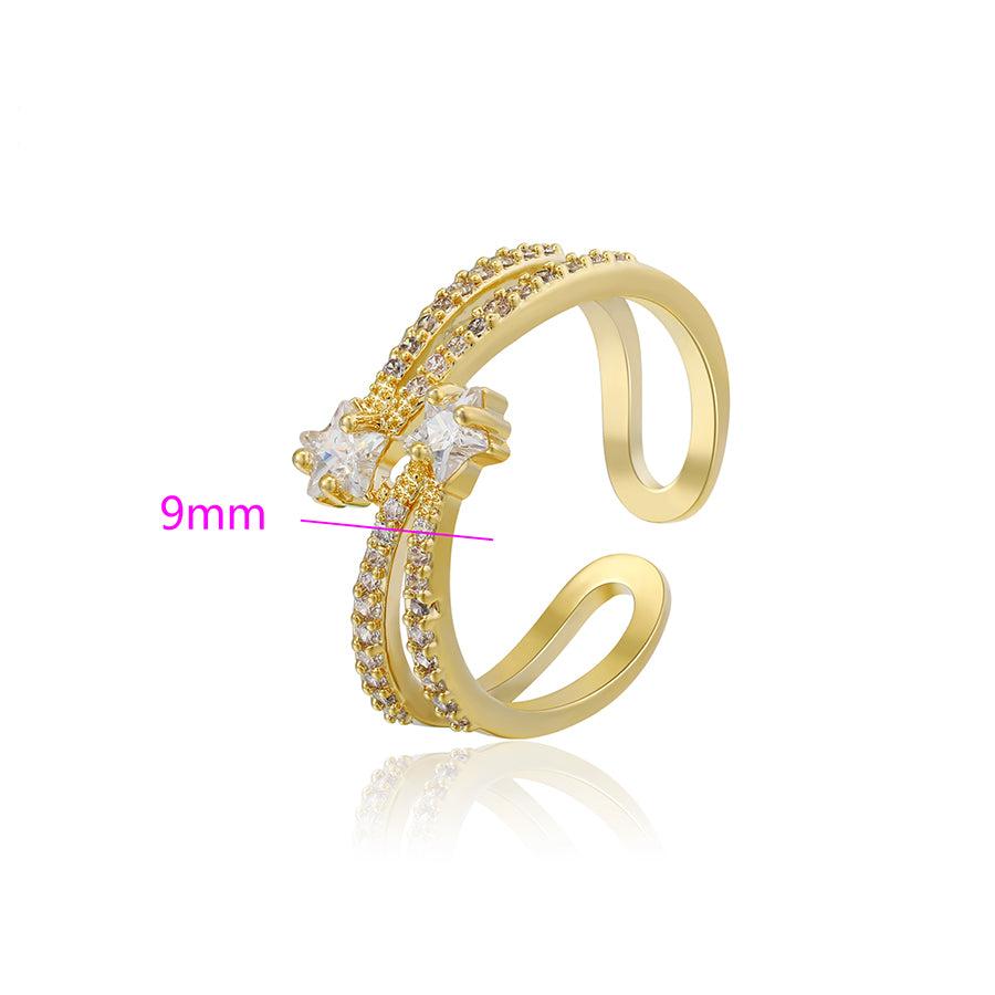 Seamless Spark Adjustable Ring