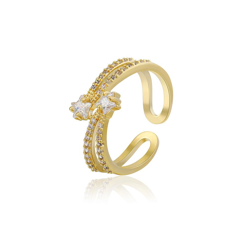 Seamless Spark Adjustable Ring