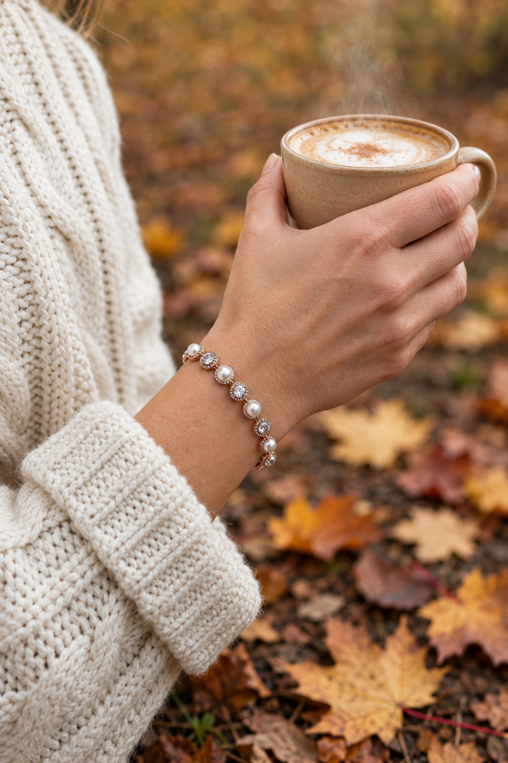 Pearl Empress zirconia Bracelet
