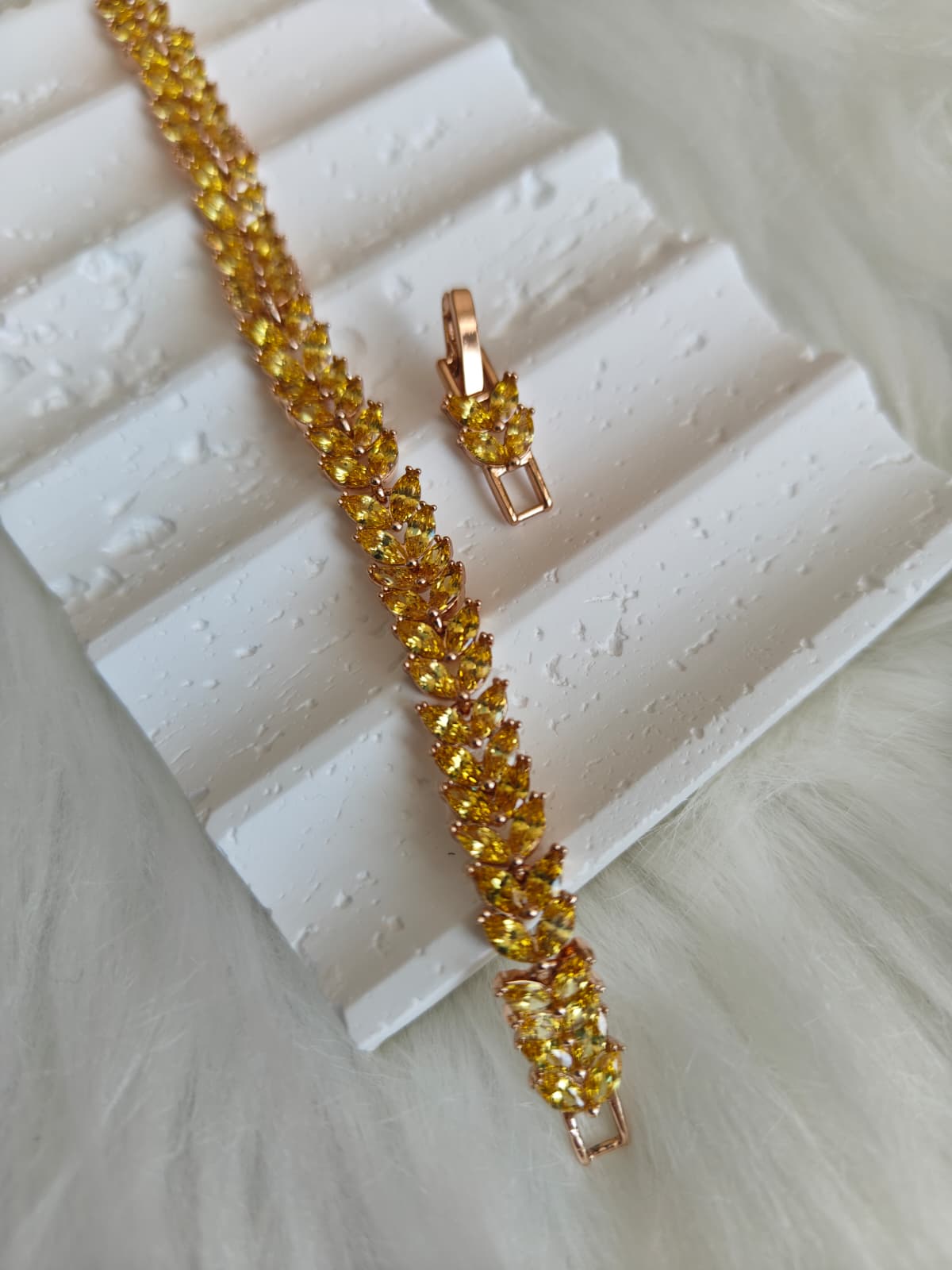 Golden Petal Bracelet