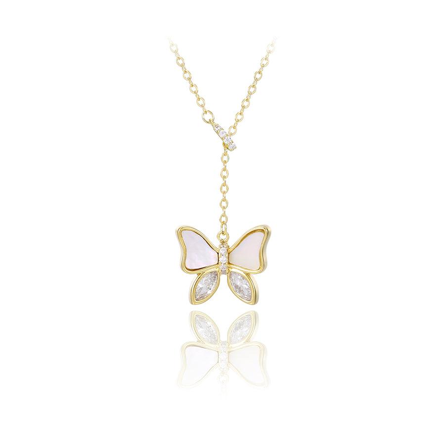 Butterfly Cluster Necklace