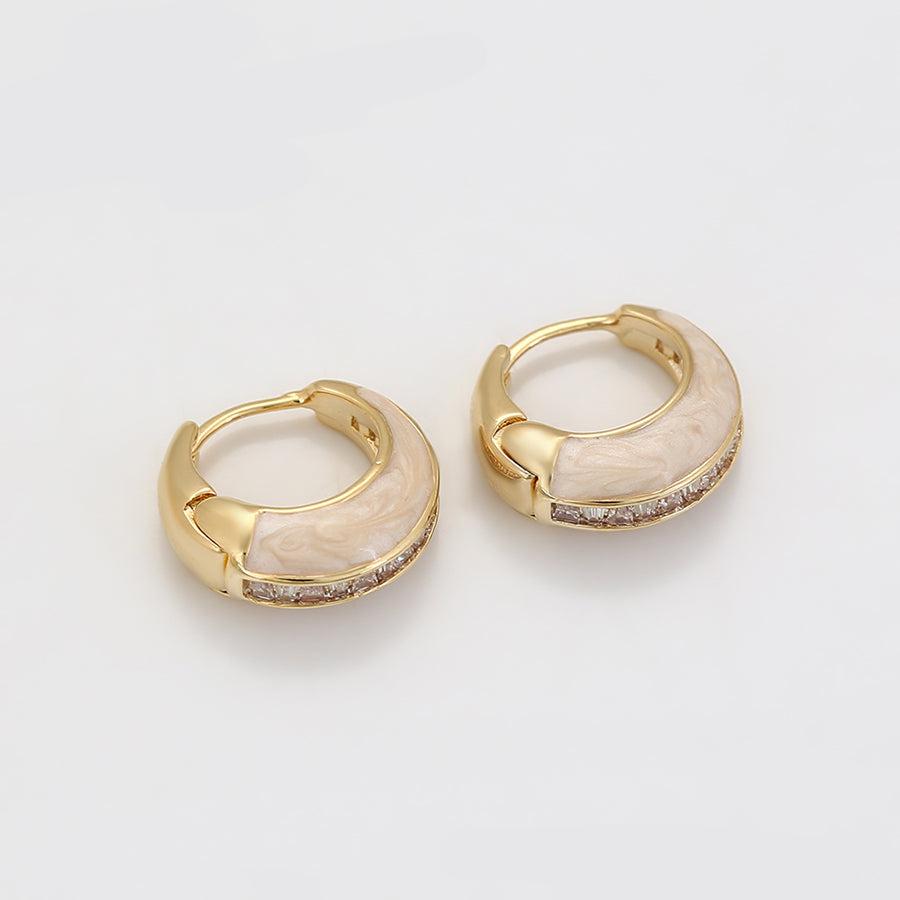 Shell-Kissed Hoops