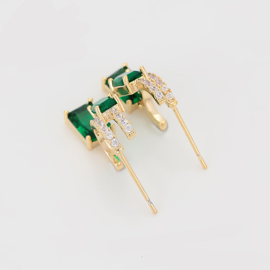 Emerald Essence Earrings