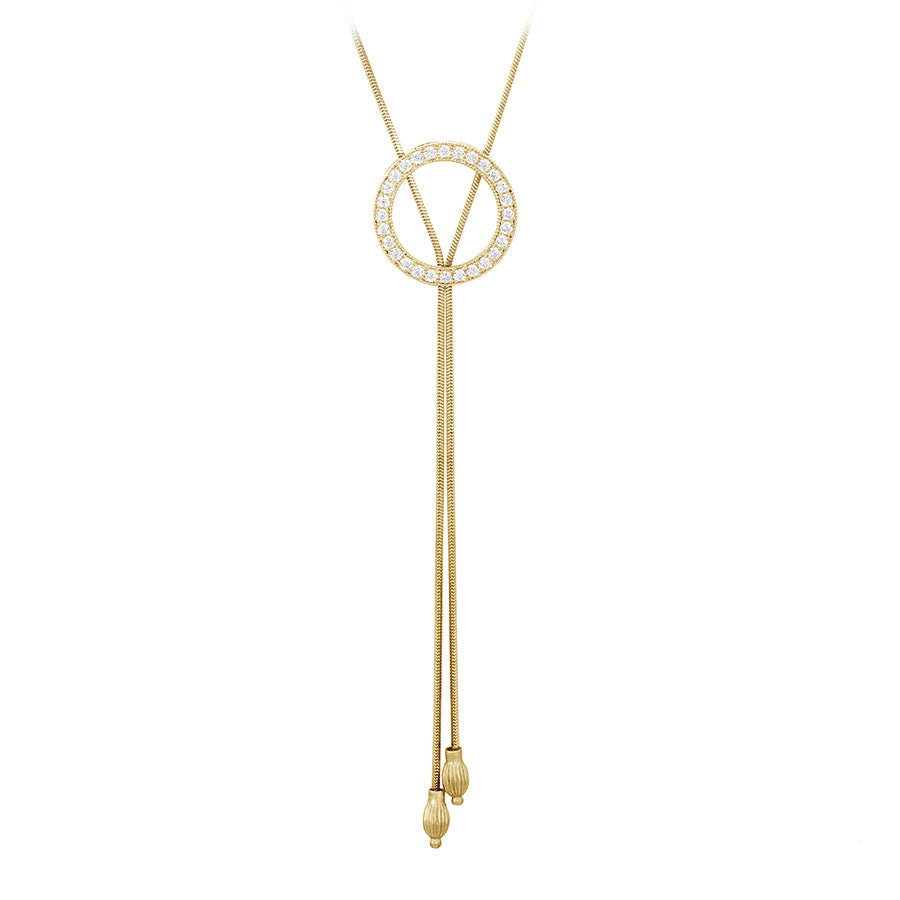 Zirca Halo Necklace