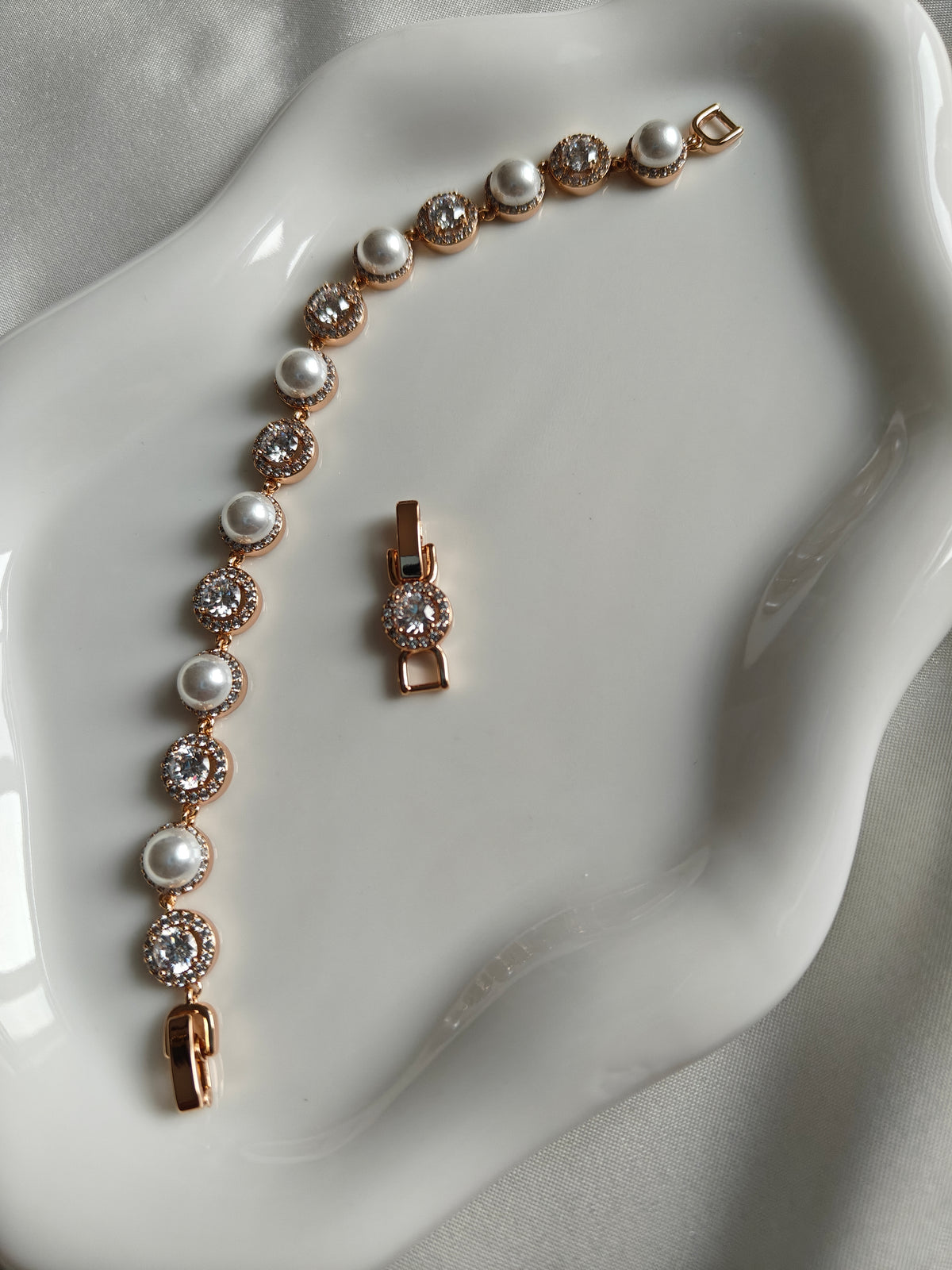 Pearl Empress zirconia Bracelet