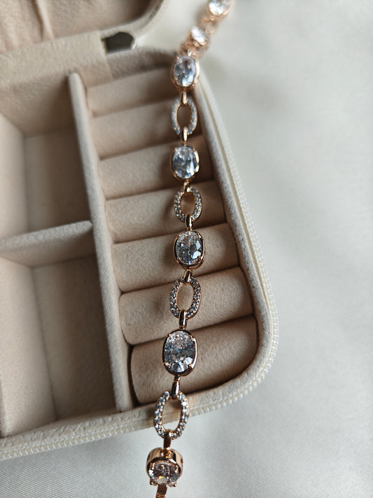 Moonlit Charm Tennis Bracelet