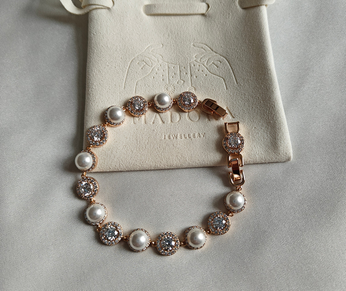 Pearl Empress zirconia Bracelet