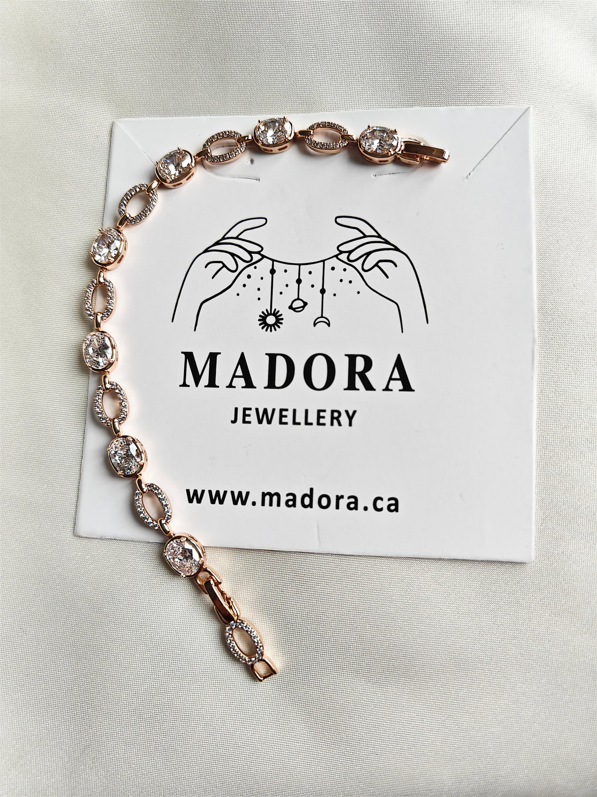 Moonlit Charm Tennis Bracelet