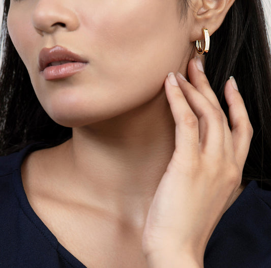 Oceana shell Hoop Earrings