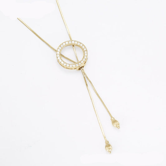 Zirca Halo Necklace