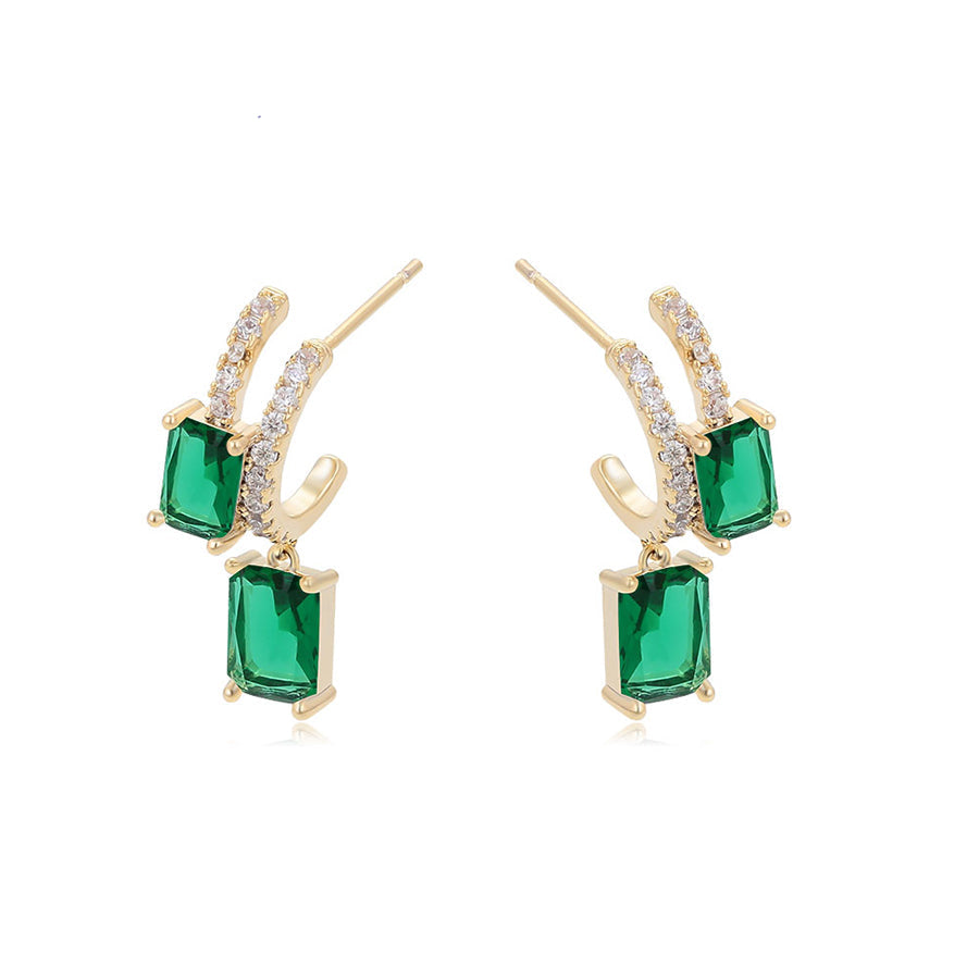 Emerald Essence Earrings