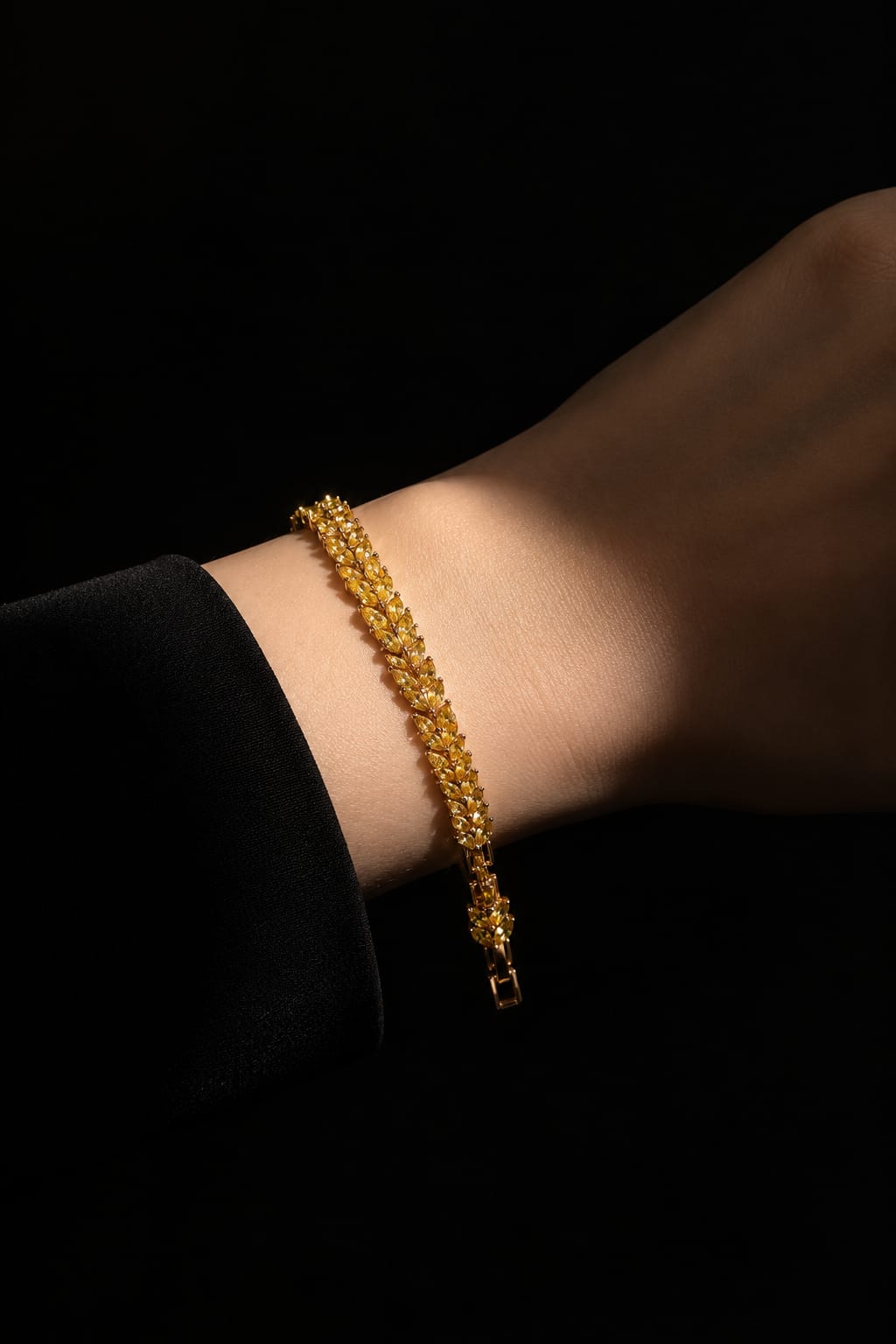 Golden Petal Bracelet