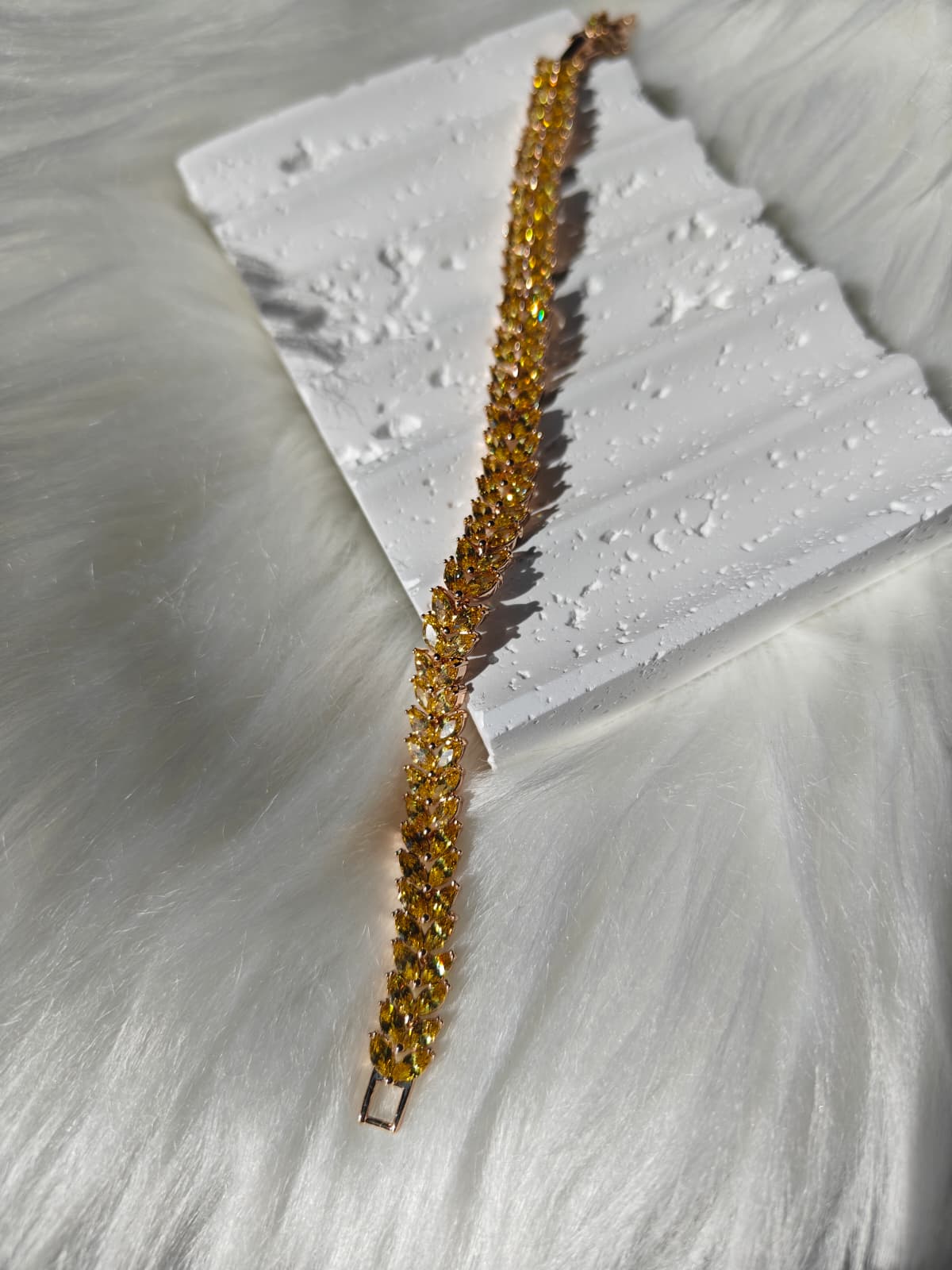 Golden Petal Bracelet