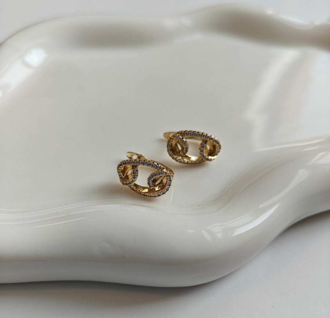 Glowline Link Earrings