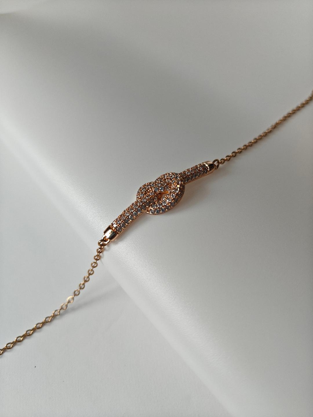 Golden Glow Knot Bracelet